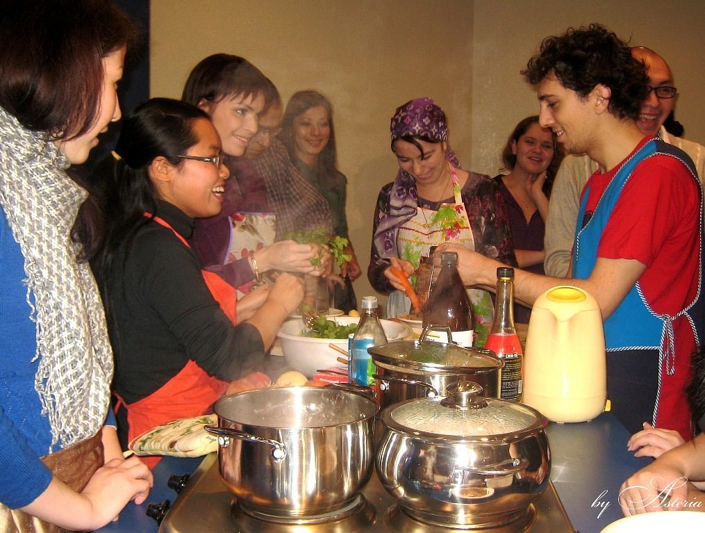 Festival culinário na Universidade Russa da Amizade entre os Povos